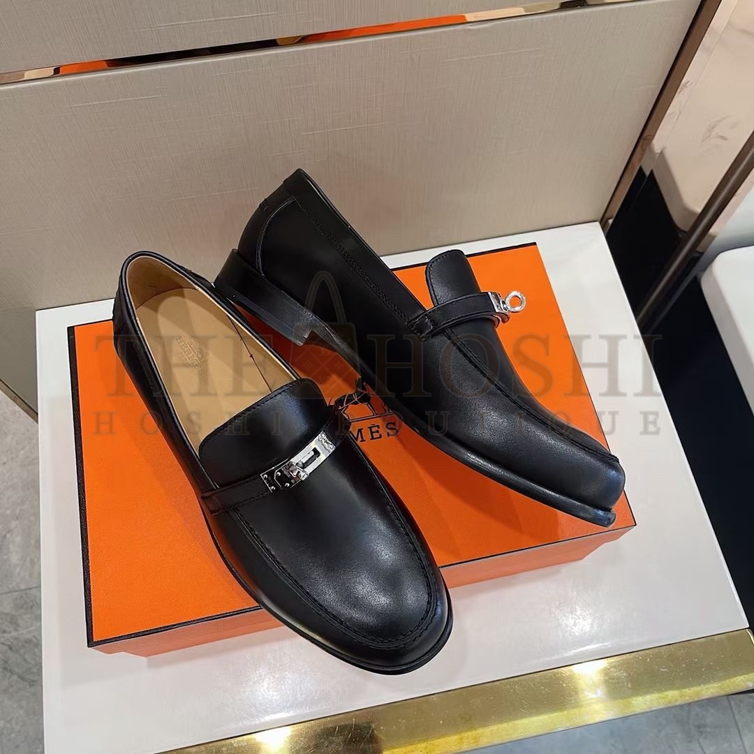 H**me5 Destin Loafers In Noir Calfskin Master Quality