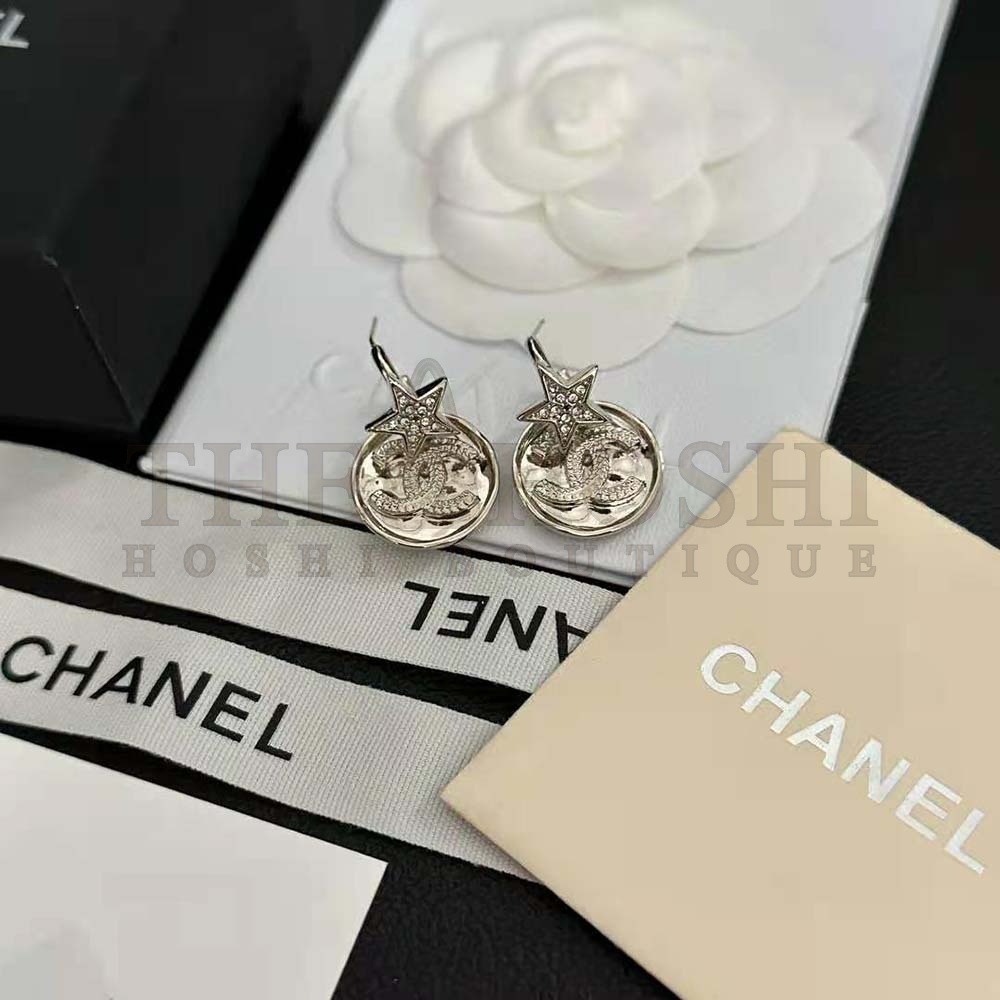 Ch**el Women Pendant Earrings in Metal and Strass Master Quality