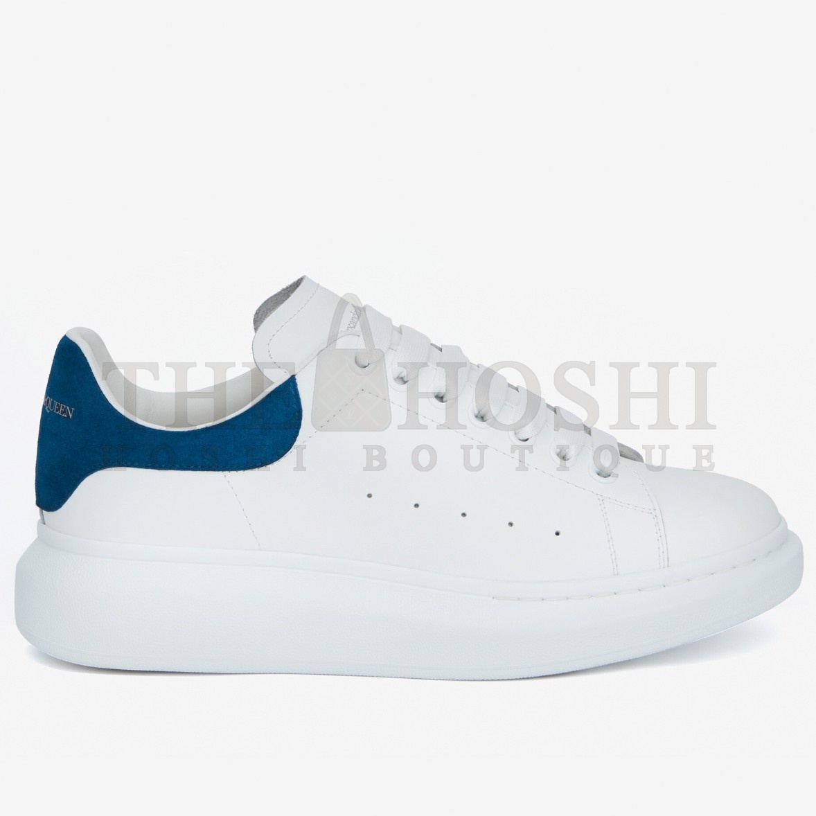 A1exa*der Mcqv*en Men's Oversized Sneakers With Blue Suede Heel Master Quality