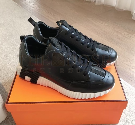 H**me5 Bouncing Sneakers in  black Leather Master Quality
