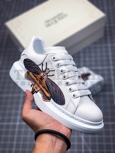 A1exa*der Mcqv*en Sole Sneakers White/Black/Yellow Master Quality