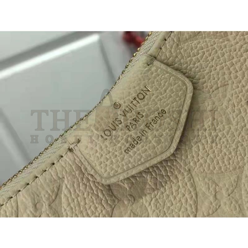 L0vis Vvtt0n LV Women Easy Pouch On Strap White Monogram S*pple Grained Cowhide Master Quality