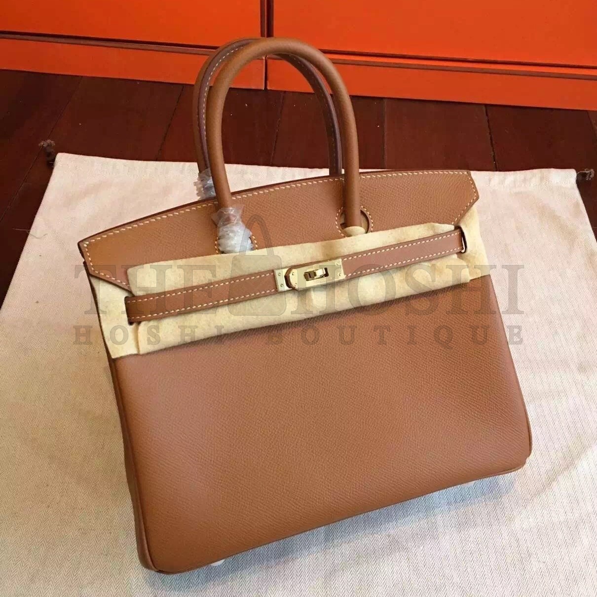 H**me5 Brown Birkin 25cm Epsom Handmade Bag Master Quality