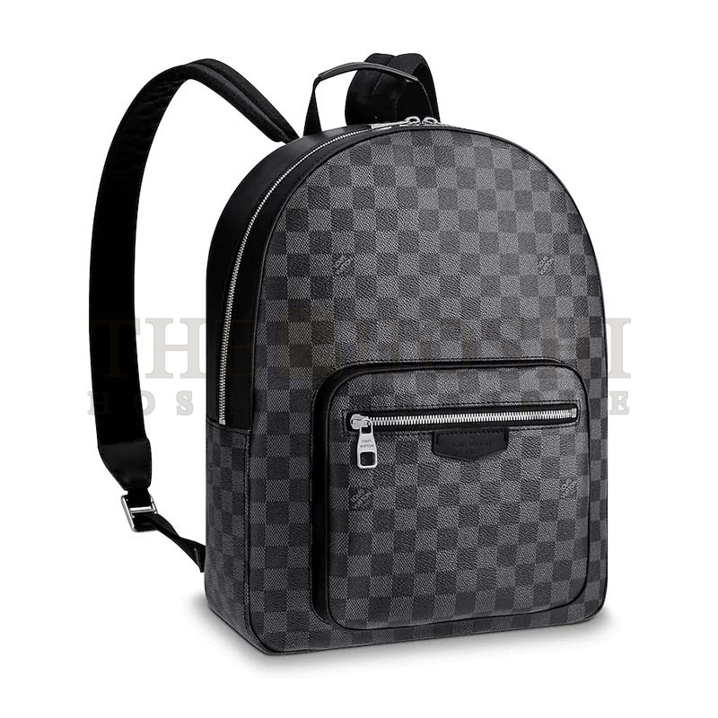 L0vis Vvtt0n LV Men Josh Backpack in Damier Graphite Canvas-Grey Master Quality