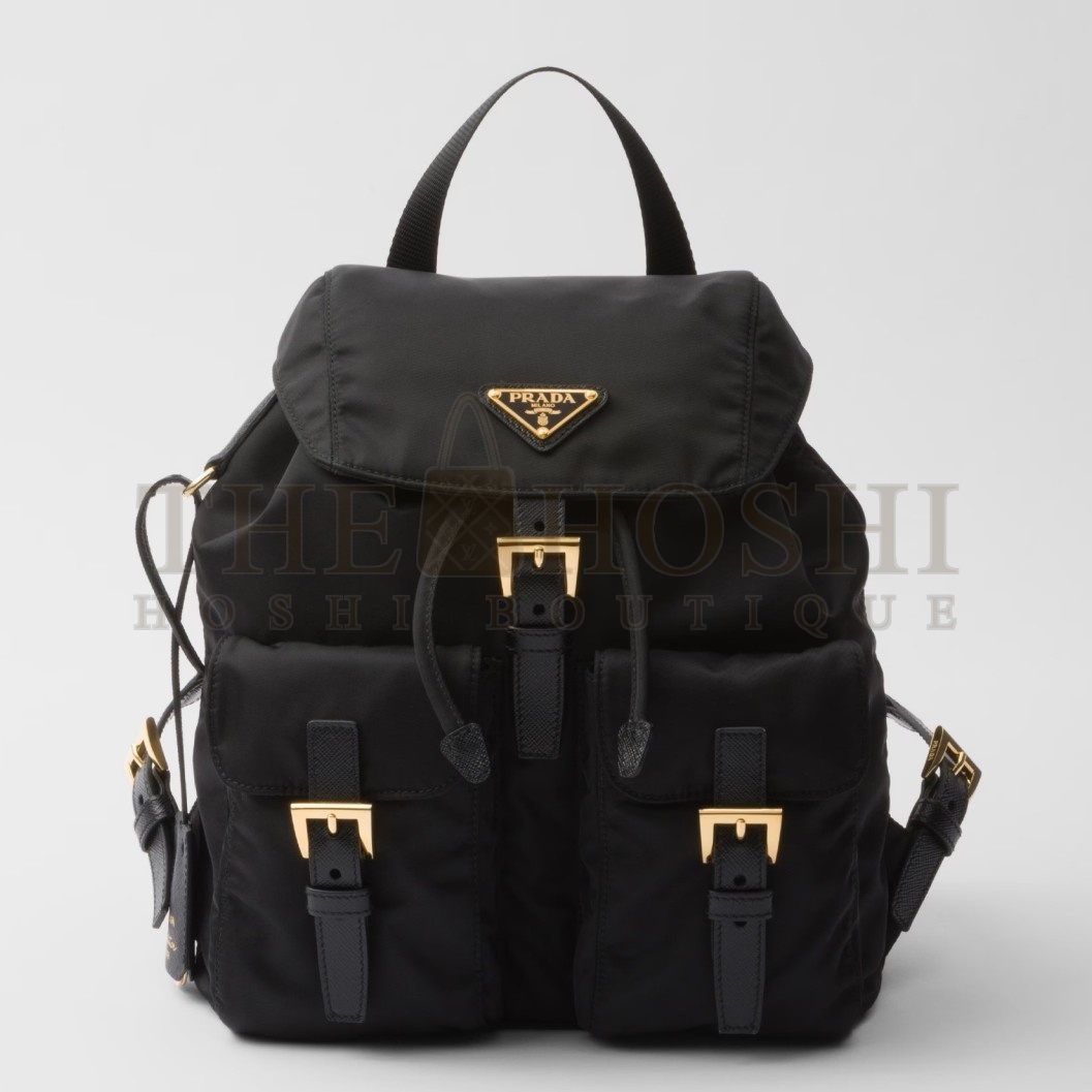 Pra*a Re-Edition 1978 Small Backpack in Black Re-Nylon Master Quality