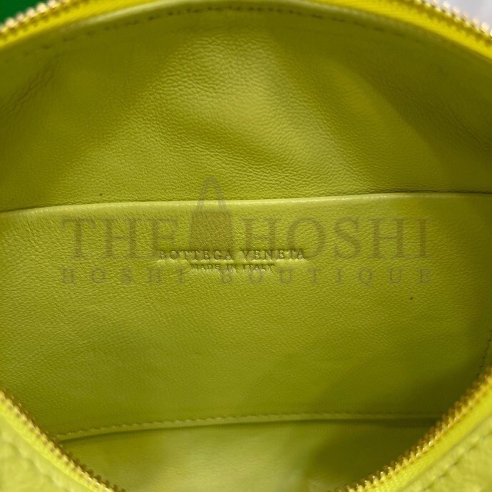 B0tt*ga Ven*ta Loop Mini Bag In Kiwi Intrecciato Lambskin Master Quality