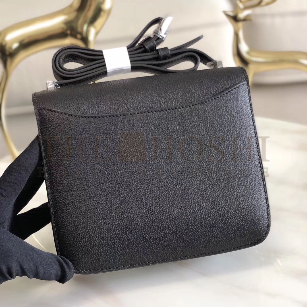 H**me5 2002 20cm Bag In Black Evercolor Calfskin Master Quality