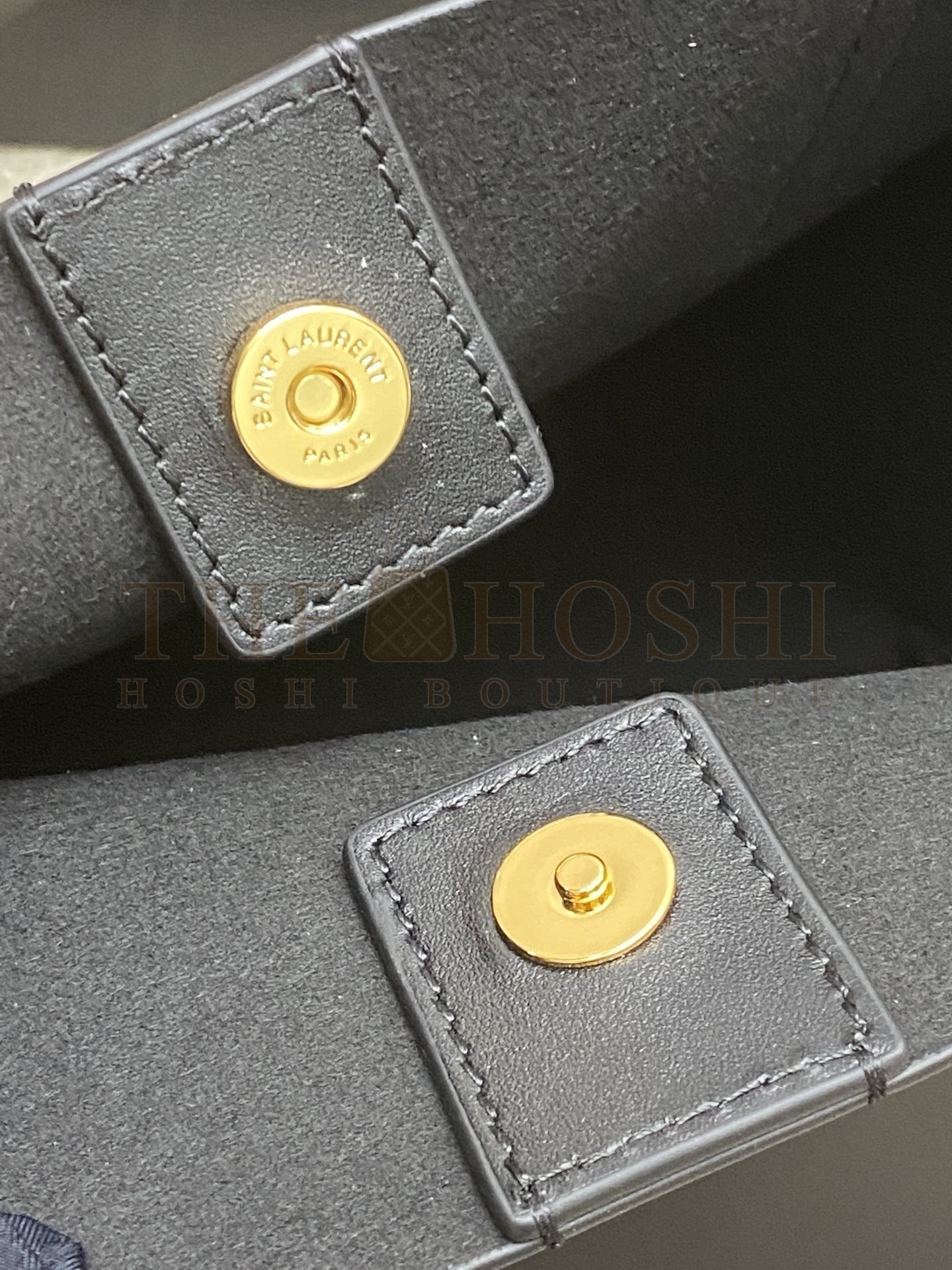 Sa1nt Lau*nt Shopping Tote Bag in Black Leather Master Quality