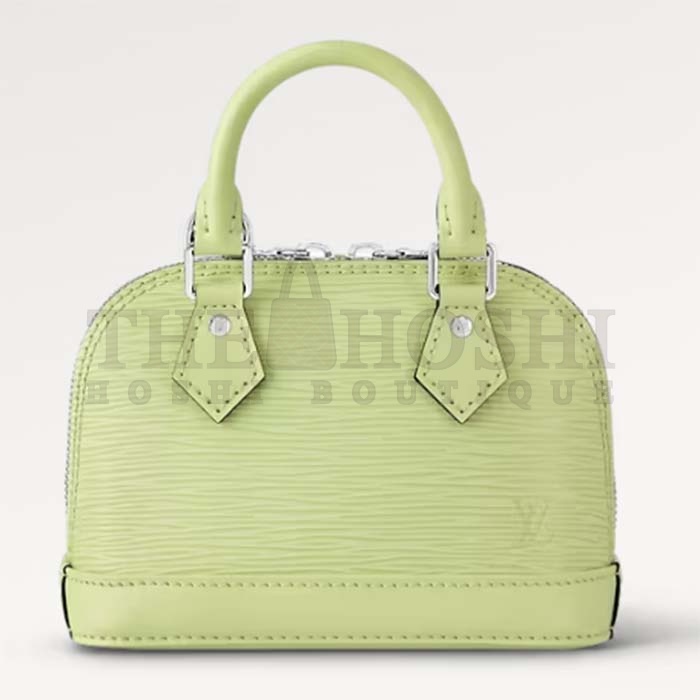 L0vis Vvtt0n LV Women Nano Alma Handbag Vert Noto Green Epi Grained Cowhide Leather Master Quality