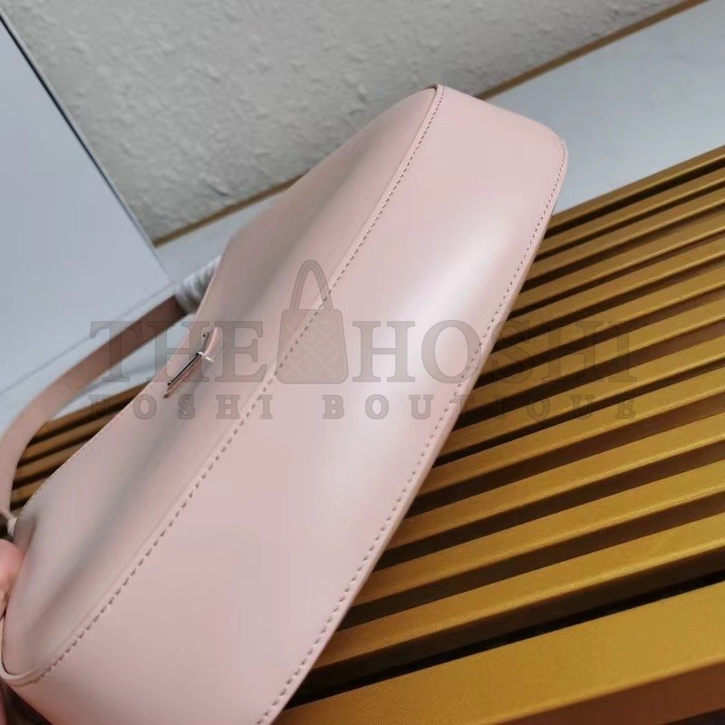 Pra*a Cleo Shoulder Small Bag In Pink Brushed Leather Master Quality