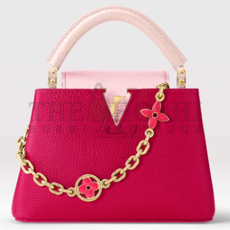 L0vis Vvtt0n LV Women Capucines MM Handbag Rose Pink Taurillon Leather Master Quality