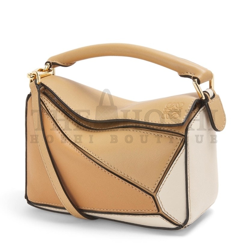 L0ew* Puzzle Mini Bag In Dune/Warm Desert Calfskin Master Quality