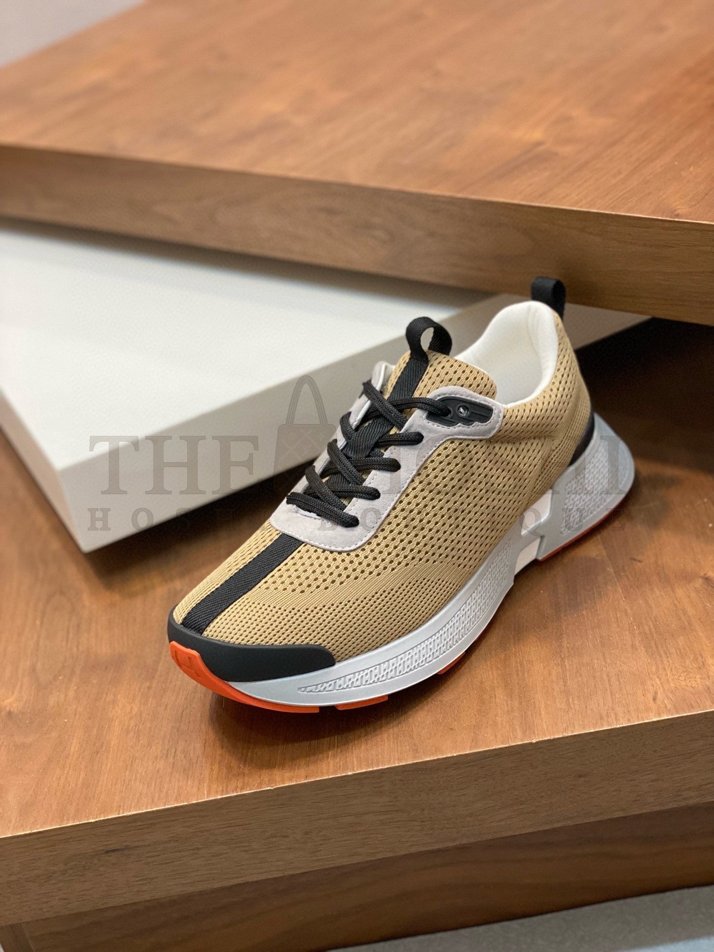 H**me5 Heros Sneakers in Khaki Technical Knit Master Quality