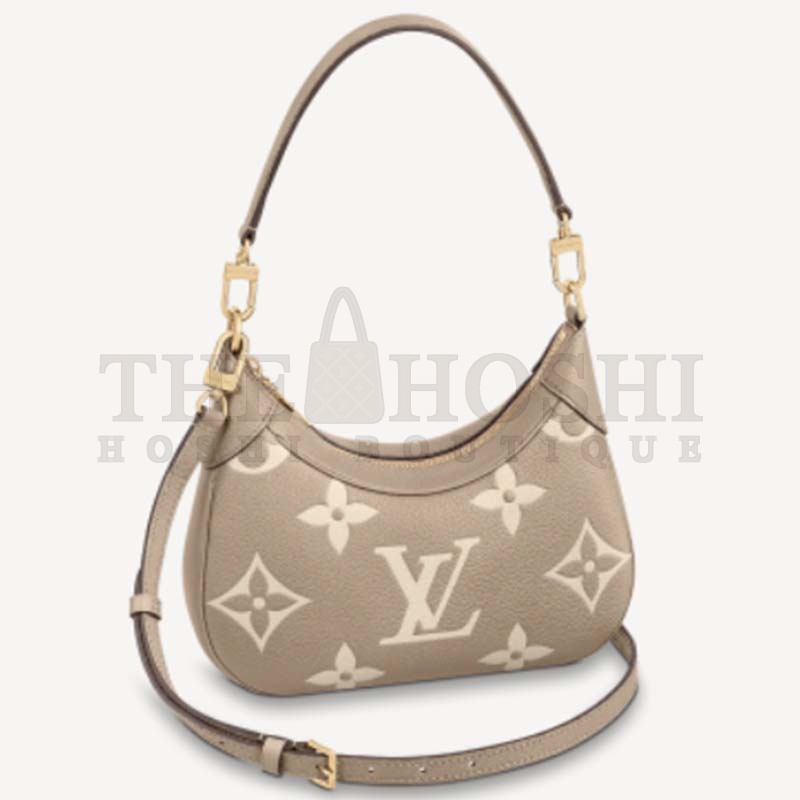 L0vis Vvtt0n LV Women Bagatelle Mini Hobo Handbag Monogram Empreinte Embossed Grained Cowhide Master Quality