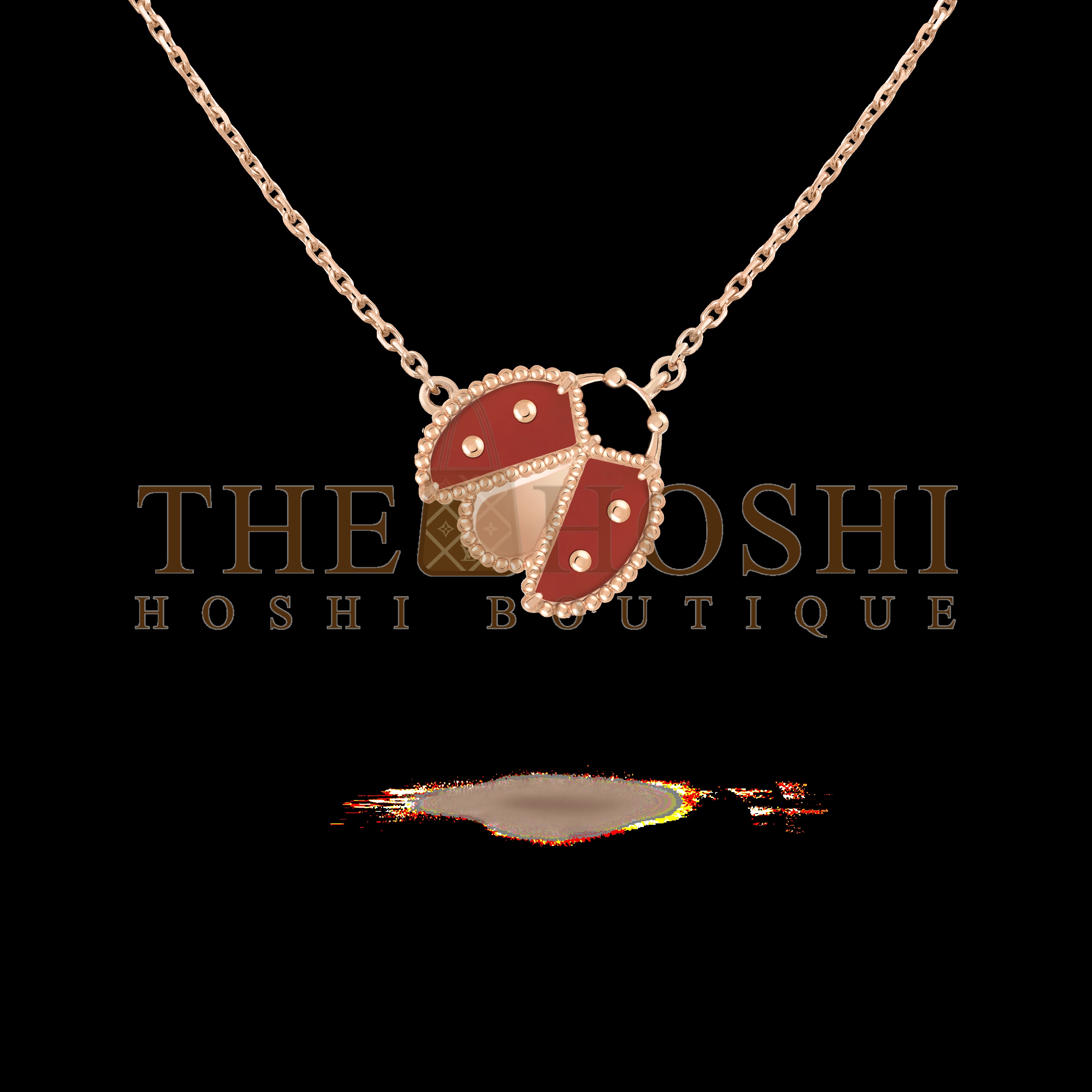 V*n Cl**f & Arpels Lucky Spring pendant, open wings ladybug Master Quality