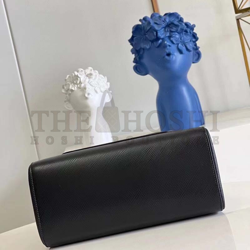 L0vis Vvtt0n LV Women Marelle Tote MM Gold Black Epi Grained Cowhide Master Quality