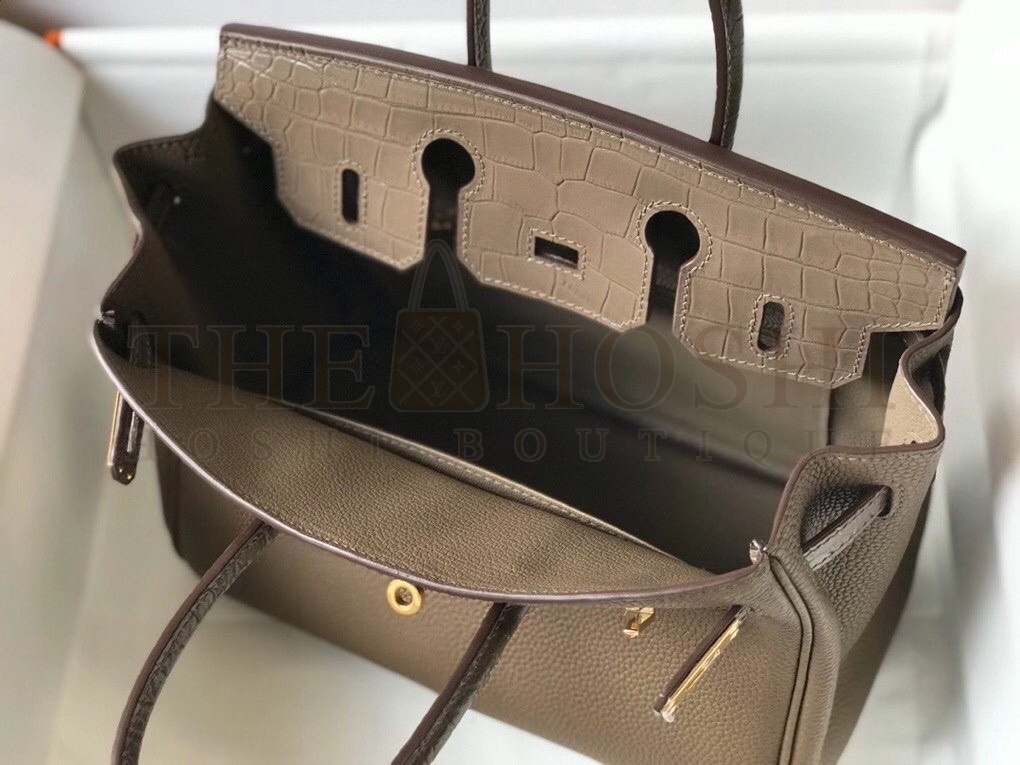 H**me5 Touch Birkin 25cm Limited Edition Taupe Bag Master Quality