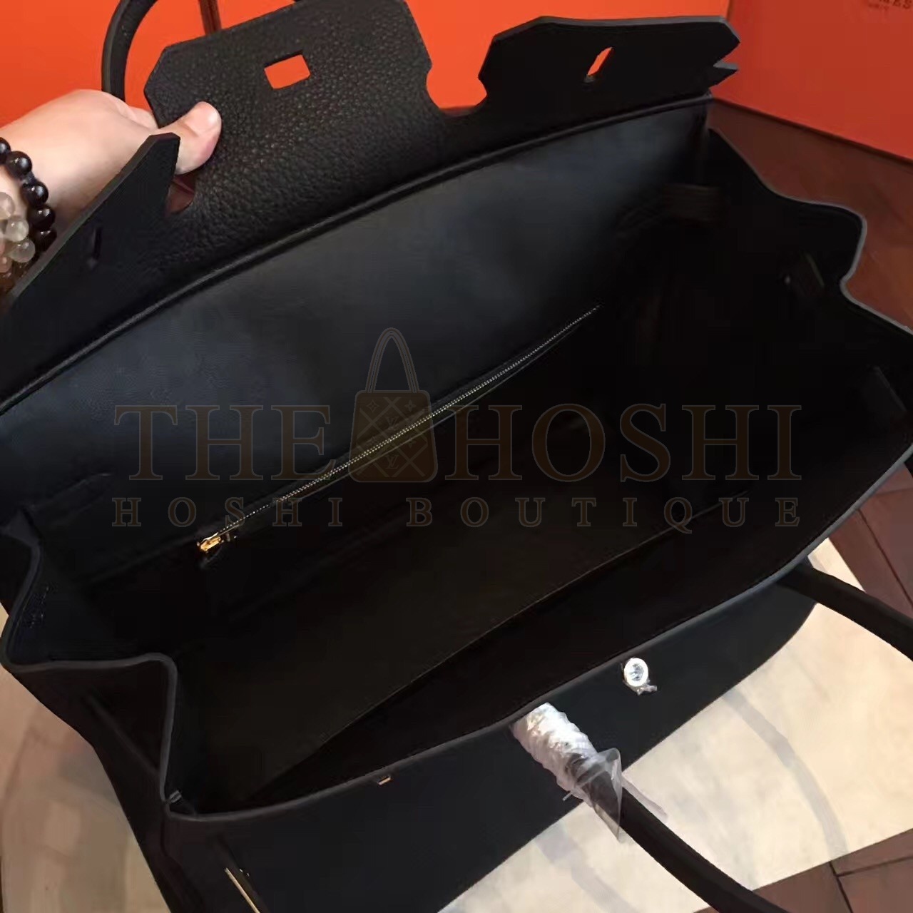H**me5 Black Clemence Birkin 40cm Handmade Bag Master Quality