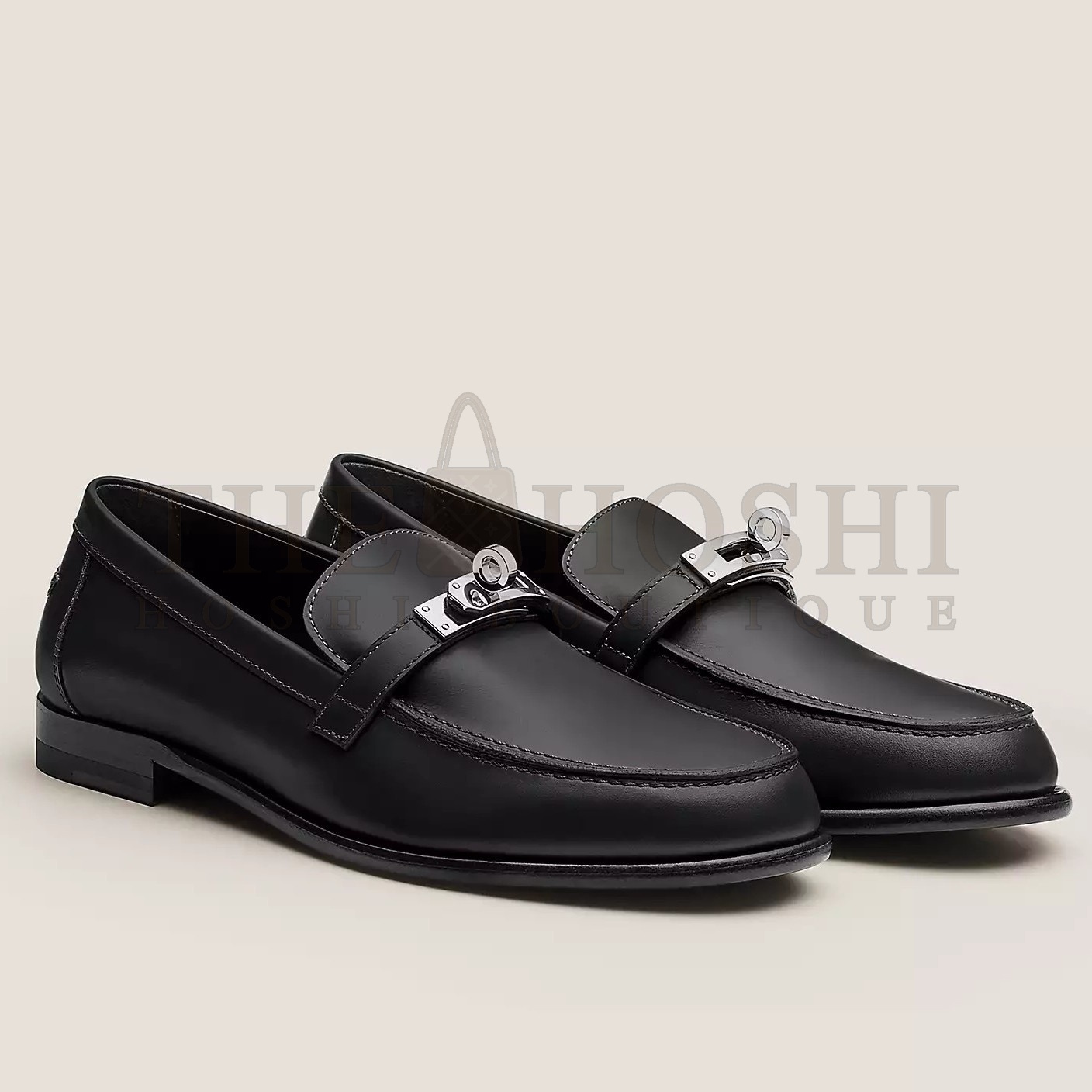 H**me5 Women's Destin Loafers in Black Leather Master Quality