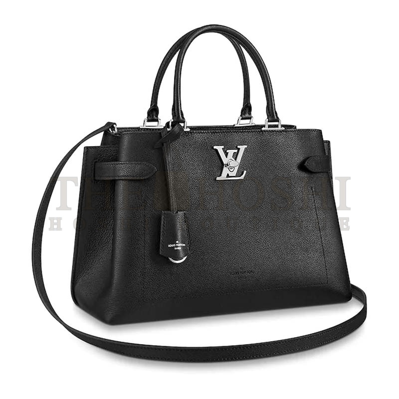 L0vis Vvtt0n LV Women Lockme Day Tote Bag in Grained Calf Leather Master Quality