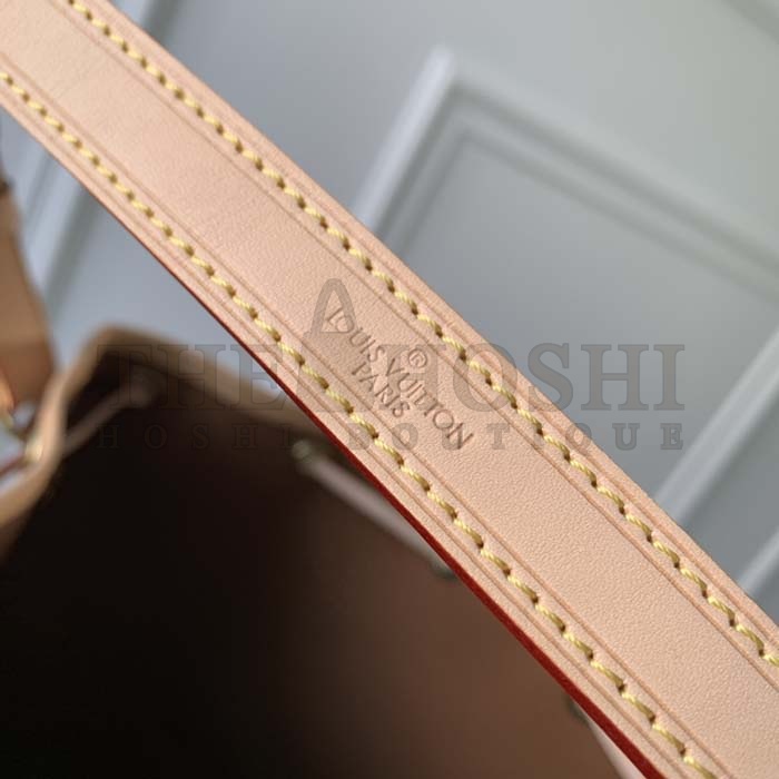 L0vis Vvtt0n LV Women Petit Noé Bucket Bag Monogram Coated Canvas Cowhide Leather Master Quality