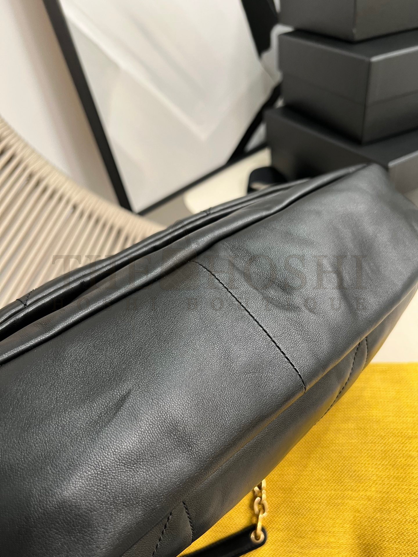 Sa1nt Lau*nt Jamie 4.3 Shoulder Bag In Black Lambskin Master Quality