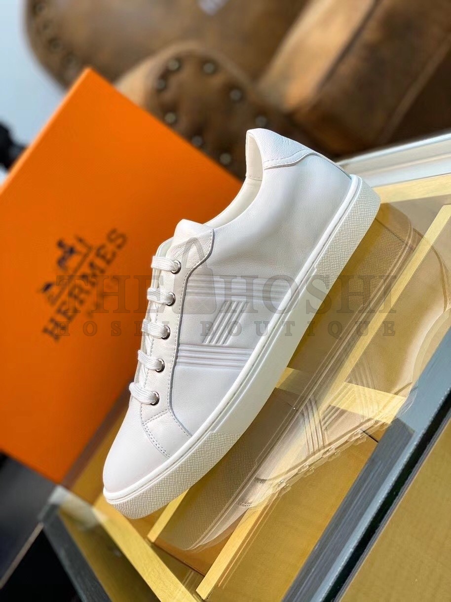 H**me5 Avantage Sneakers In White Calfskin Master Quality