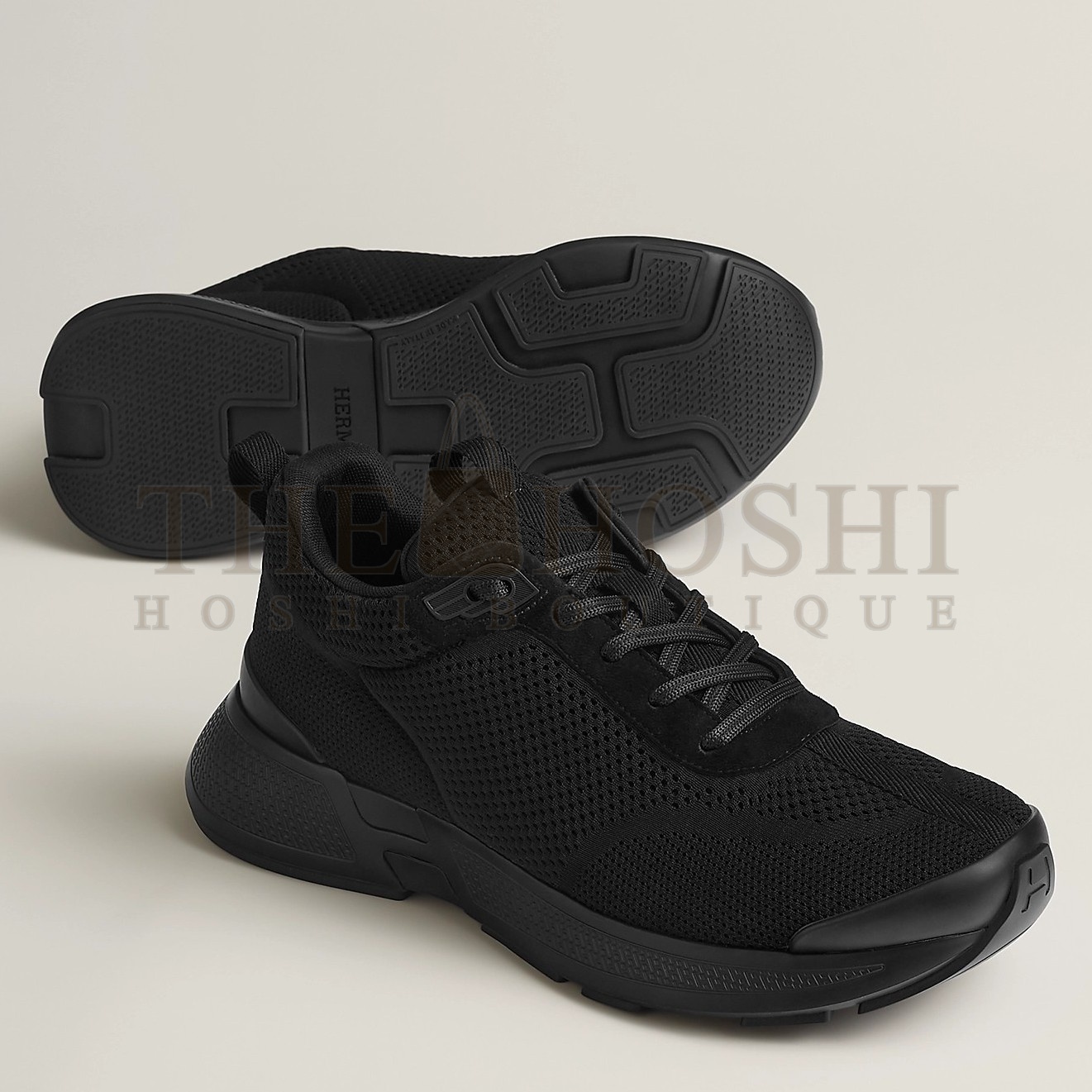 H**me5 Heros Sneakers in Noir Technical Knit Master Quality