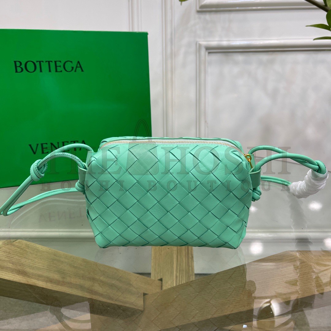 B0tt*ga Ven*ta Loop Mini Bag In Fountain Intrecciato Lambskin Master Quality