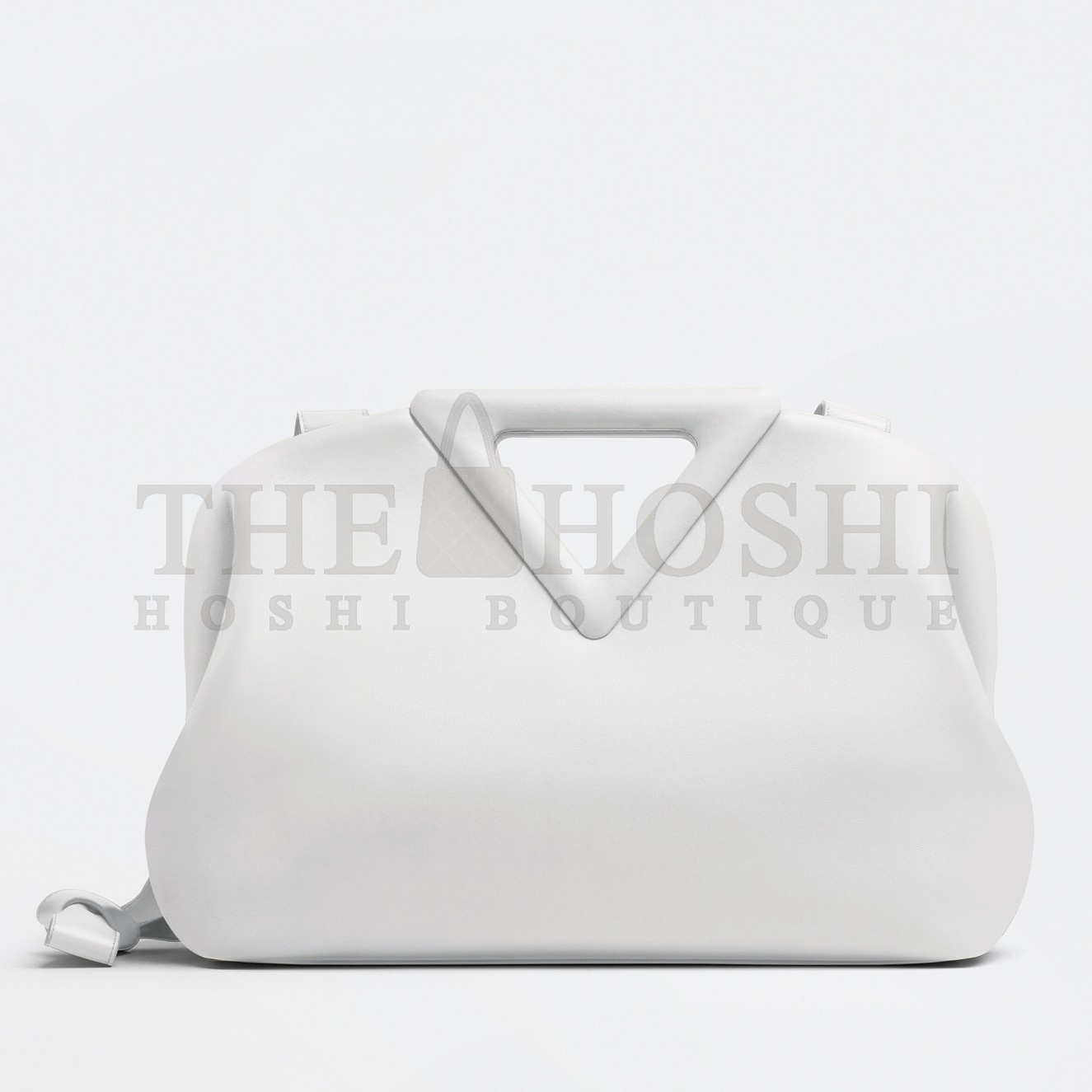 B0tt*ga Ven*ta Medium Point Top Handle Bag In White Leather Master Quality