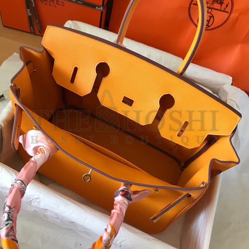 H**me5 Yellow Birkin 30cm Epsom Handmade Bag Master Quality