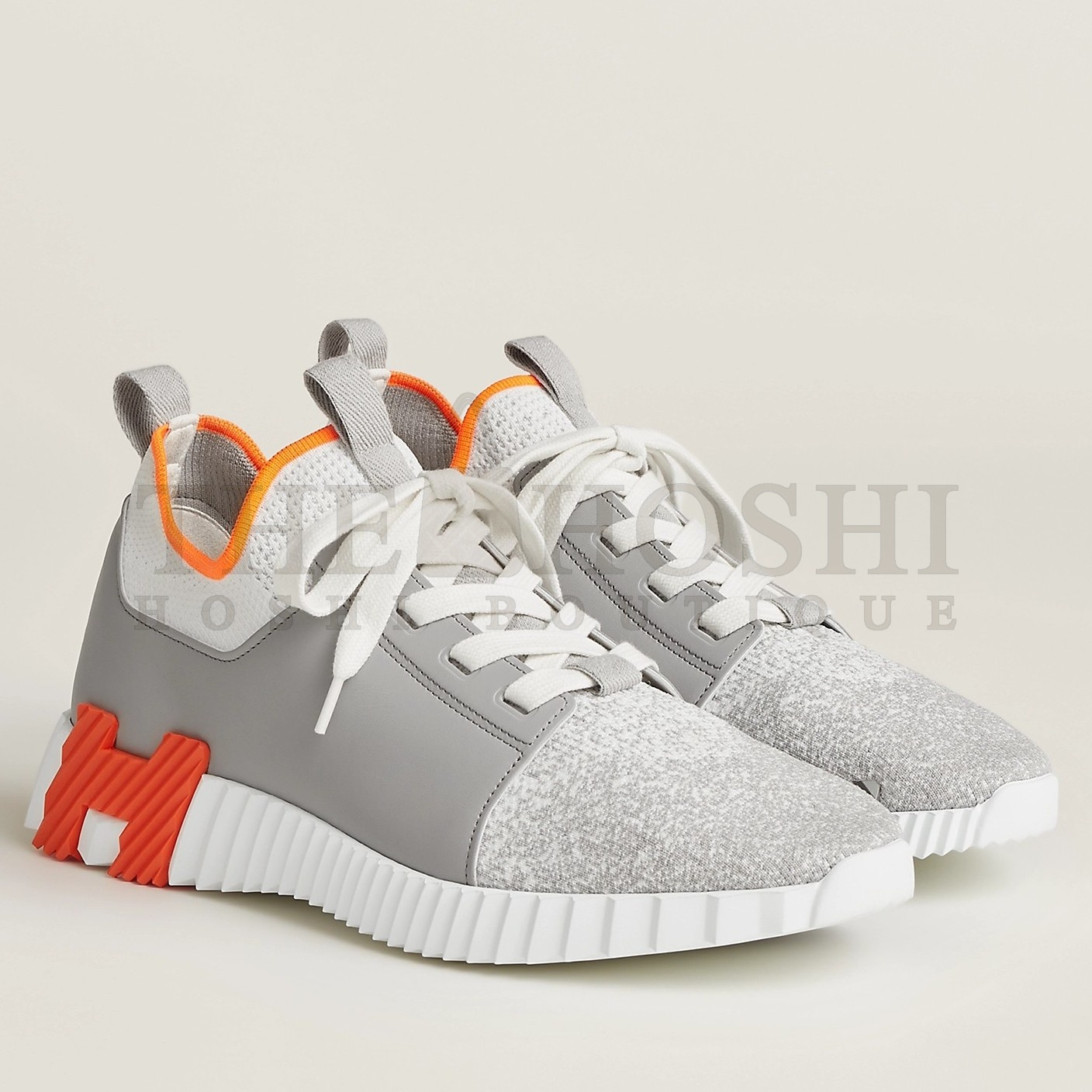 H**me5 Men's Depart Sneakers in Grey Gradient Knit Master Quality