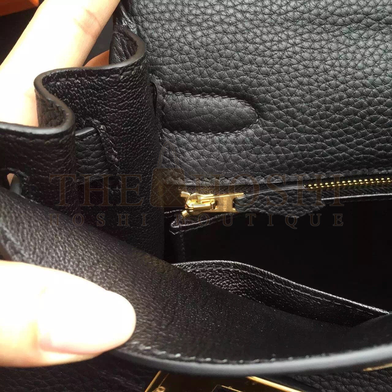 H**me5 Black Clemence Kelly Retourne 32cm Handmade Bag Master Quality