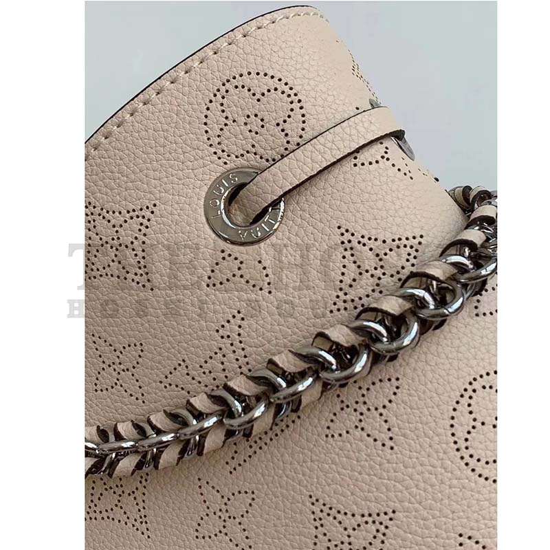 L0vis Vvtt0n LV Women Bella Tote Crème Beige Mahina Perforated Calfskin Master Quality
