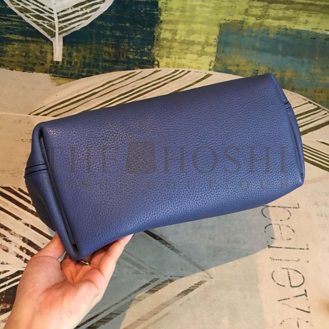 H**me5 24/24 29 Bag In Blue Clemence Calfskin Master Quality