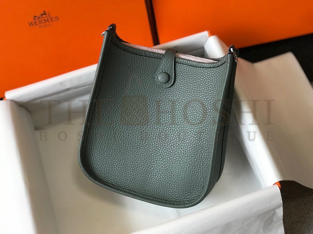 H**me5 Evelyne III Mini Bag In Vert Amande Clemence Leather Master Quality