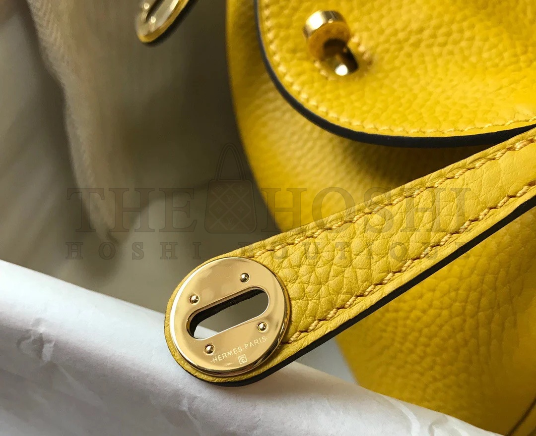 H**me5 Lindy Mini Bag In Yellow Clemence Leather GHW Master Quality
