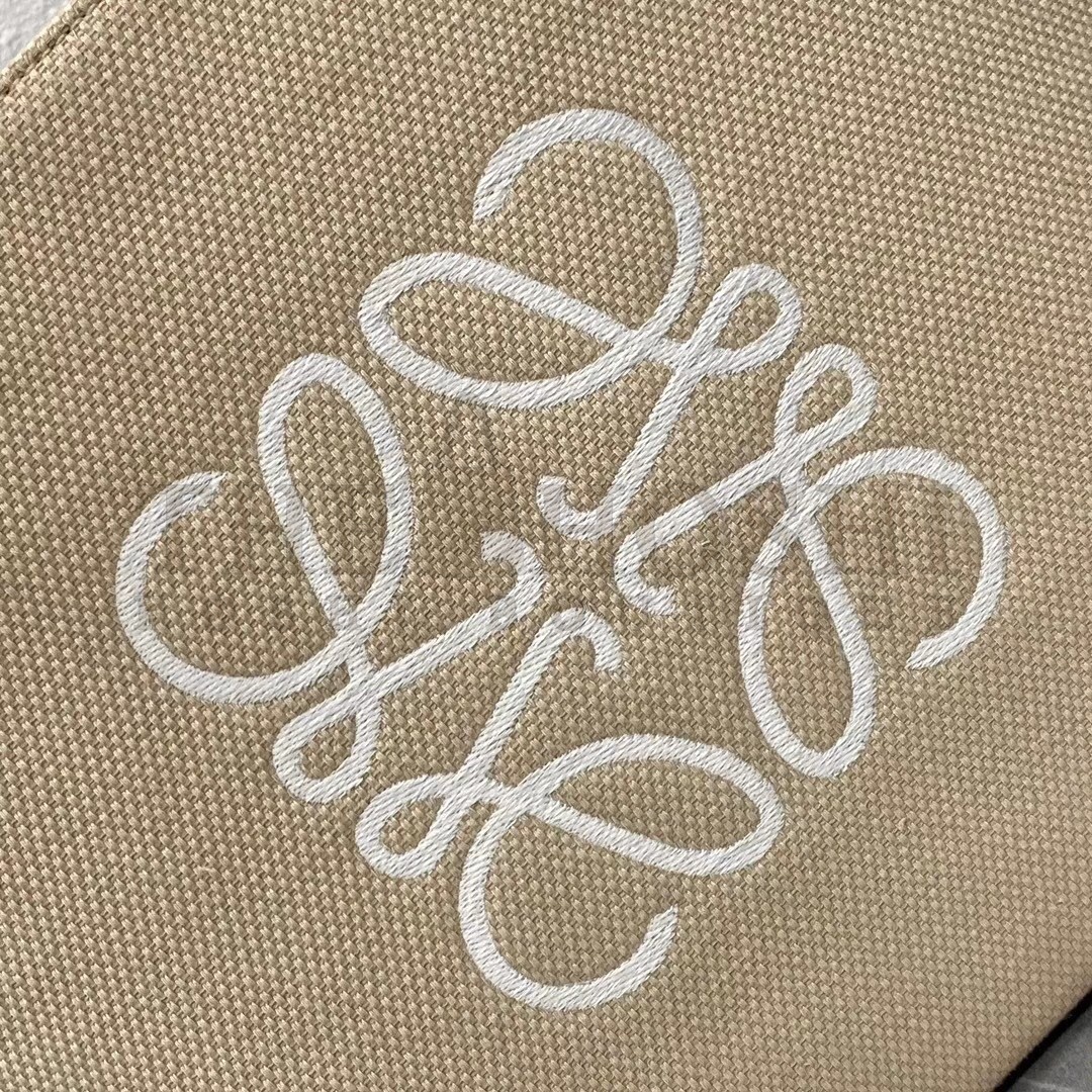 L0ew* Small Anagram Tote In Jacquard and Calfskin Master Quality