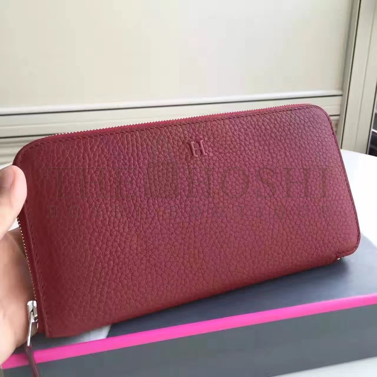 H**me5 Ruby Clemence Azap Zipped Wallet Master Quality