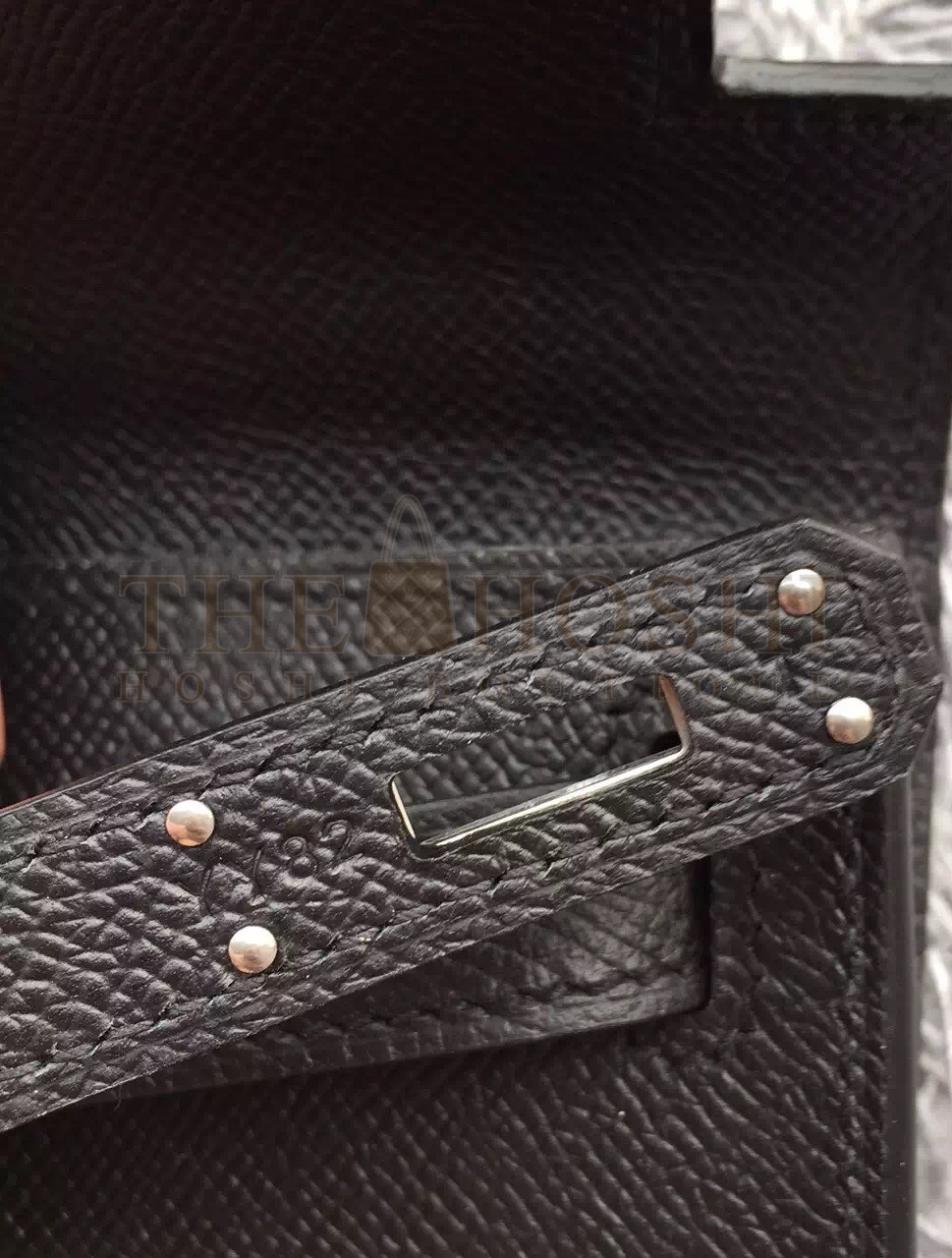 H**me5 Black Epsom Kelly Cut Handmade Bag Master Quality