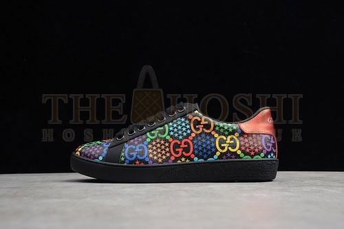 Gvc*1 Ace Embroidered Sneakers Black/Multi-Color Master Quality