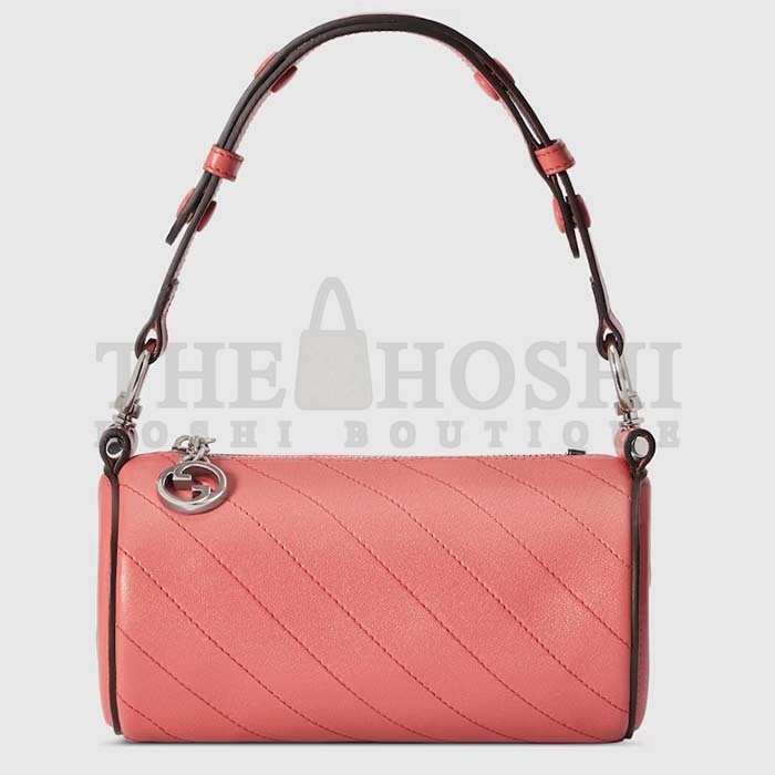Gvc*1 Women GG Blondie Mini Shoulder Bag Round Interlocking G Pink Leather Master Quality