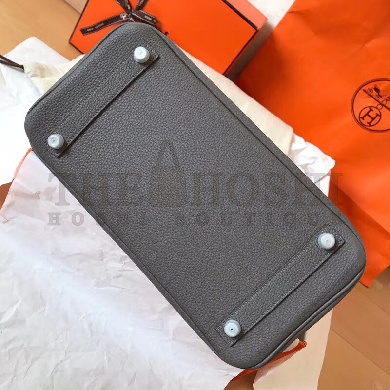 H**me5 Ardoise Birkin 30cm Clemence Handmade Bag Master Quality