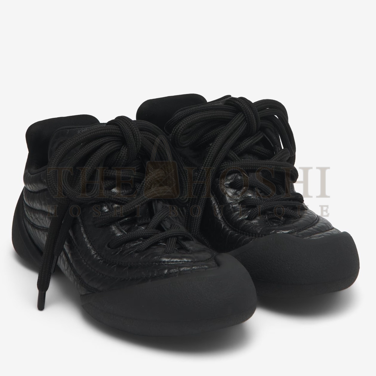 A1exa*der Mcqv*en Women's Flexion Sneakers in Black Leather Master Quality