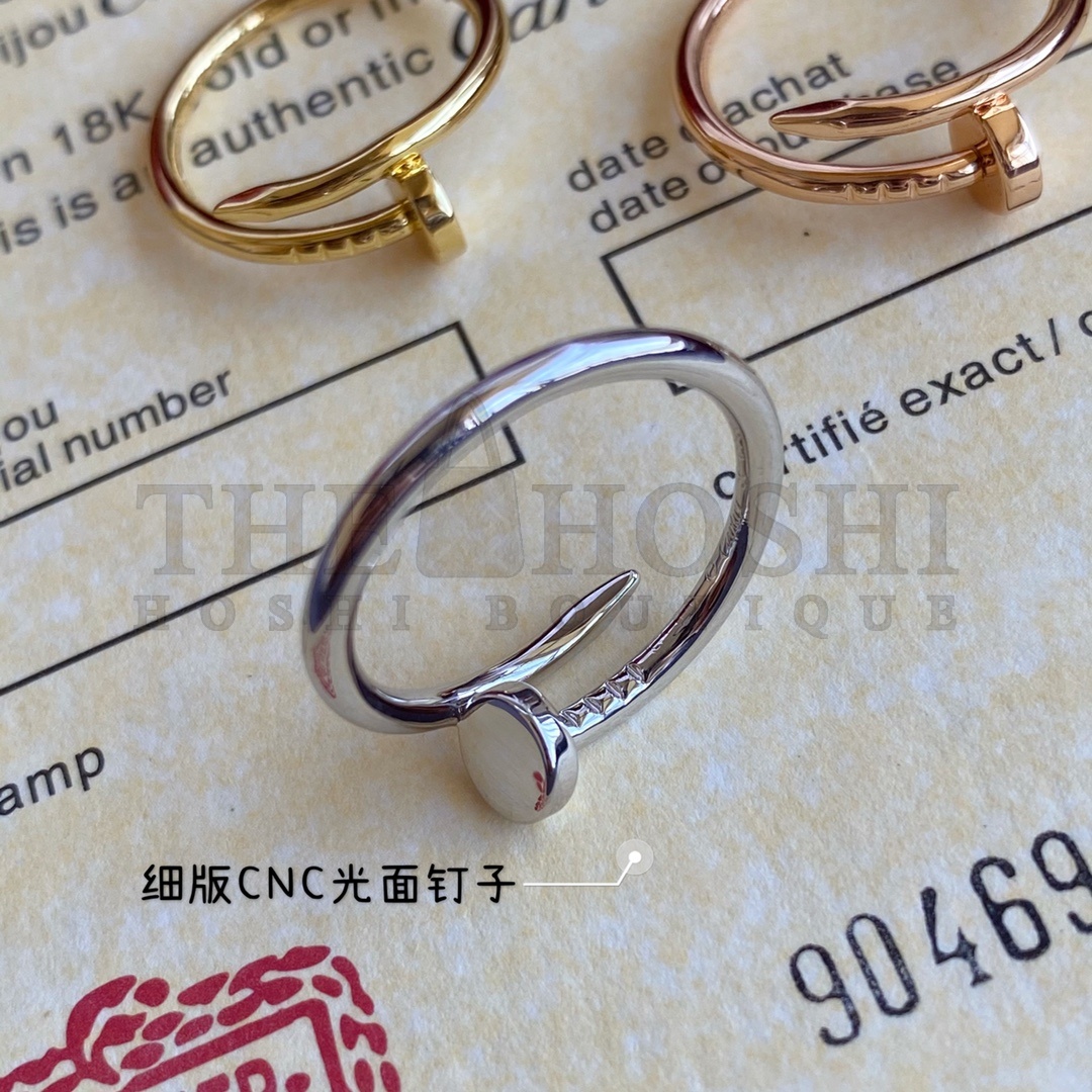 Ca*t1er LOVE RINGS WITH CERTIFICATE Master Quality