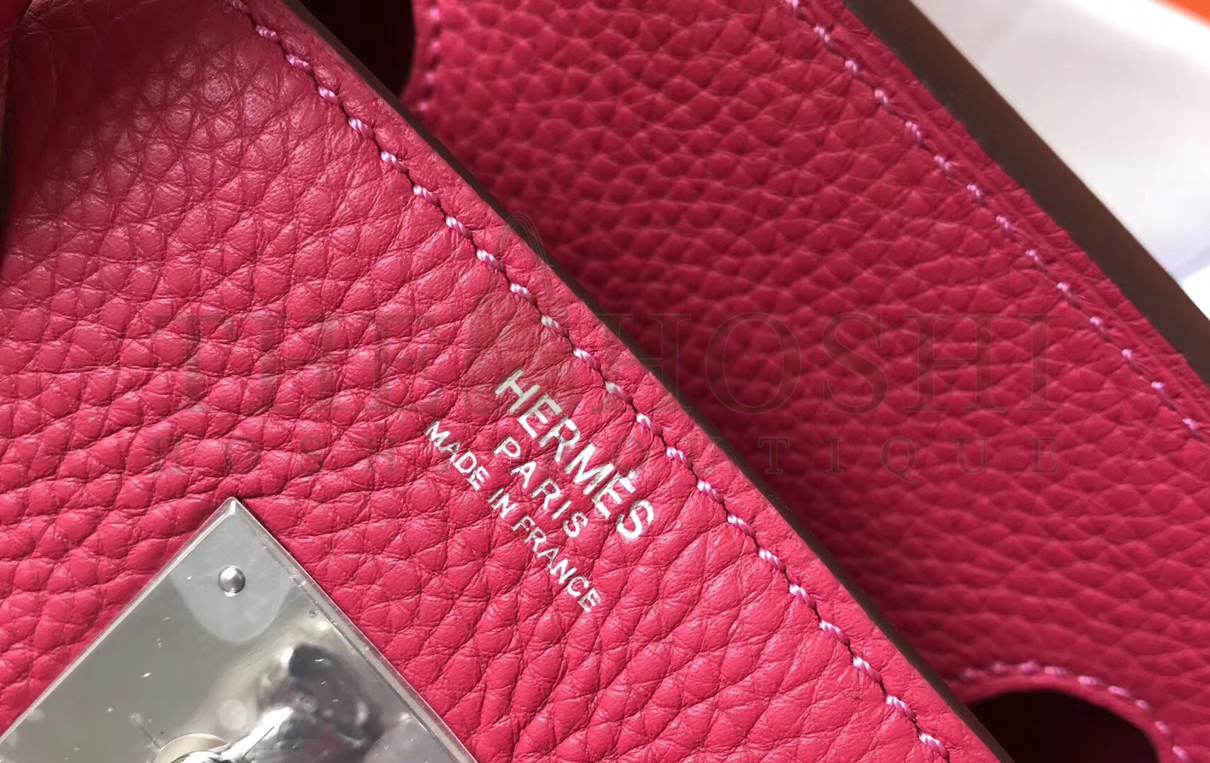 H**me5 Rose Red Clemence Birkin 30cm Bag Master Quality