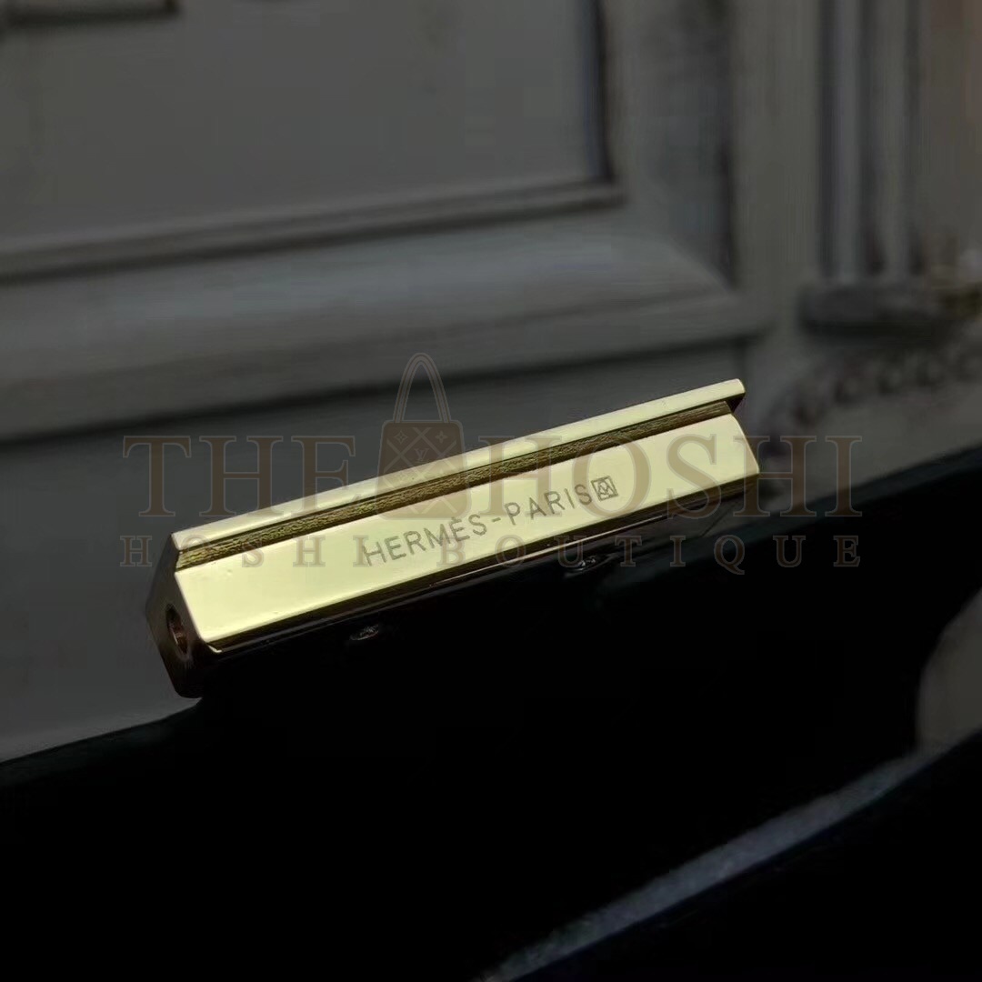 H**me5 Black Constance MM 24cm Box Leather Bag Master Quality