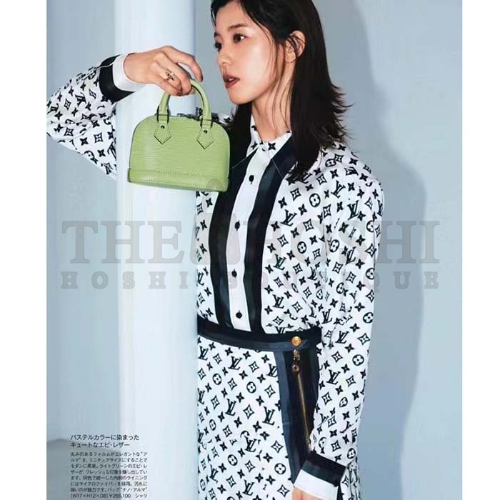 L0vis Vvtt0n LV Women Nano Alma Handbag Vert Noto Green Epi Grained Cowhide Leather Master Quality