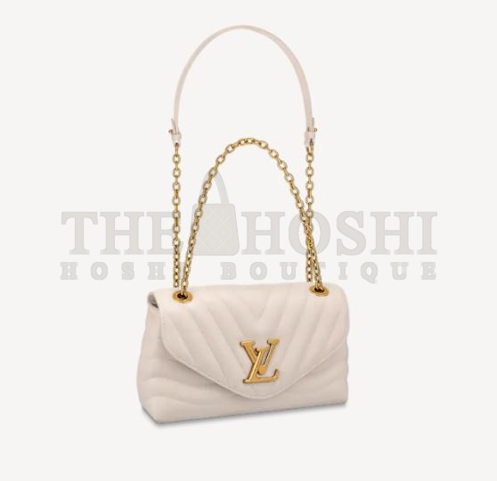 L0vis Vvtt0n LV Women New Wave Chain Bag Handbag White Smooth Cowhide Leather Master Quality