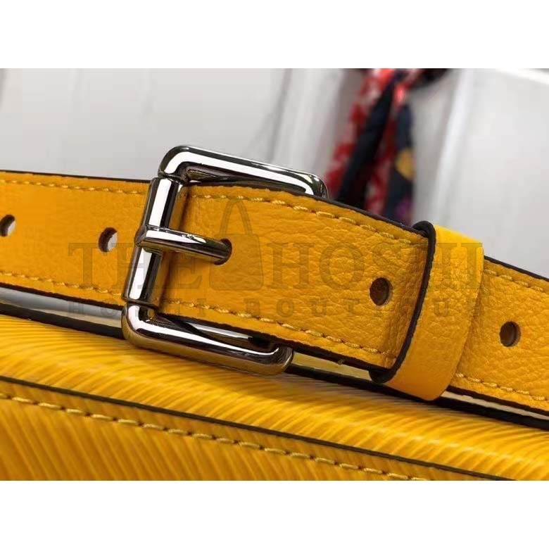 L0vis Vvtt0n LV Women Marelle Handbag Yellow Epi Grained Cowhide Leather Canvas Master Quality